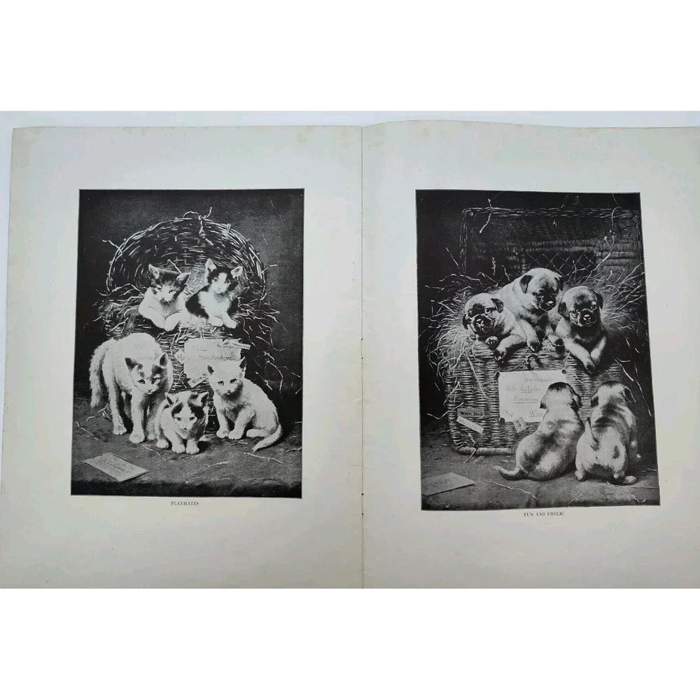 1919 YULE TIDE BOOK Christmas ANTQ Yuletide Collectable Paperbook B58.1GU2006